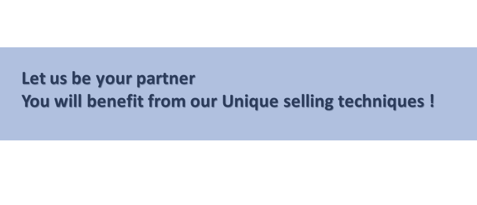 Let us be your partner